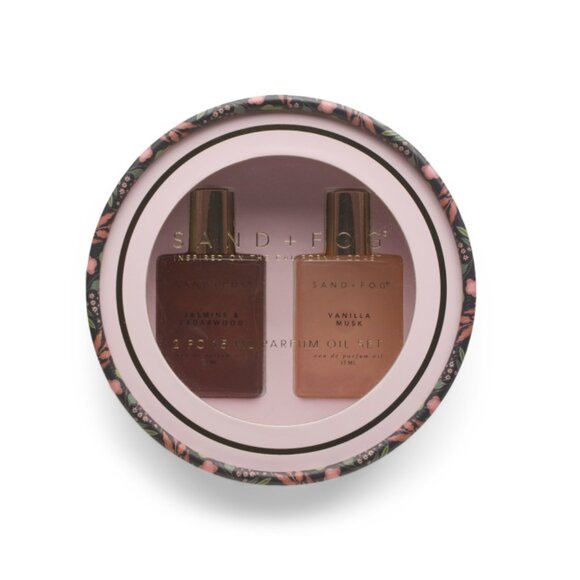 SAND AND FOG Multi 2pk 0.5oz Pink Floral Round Perfume Set - Picture 1 of 2